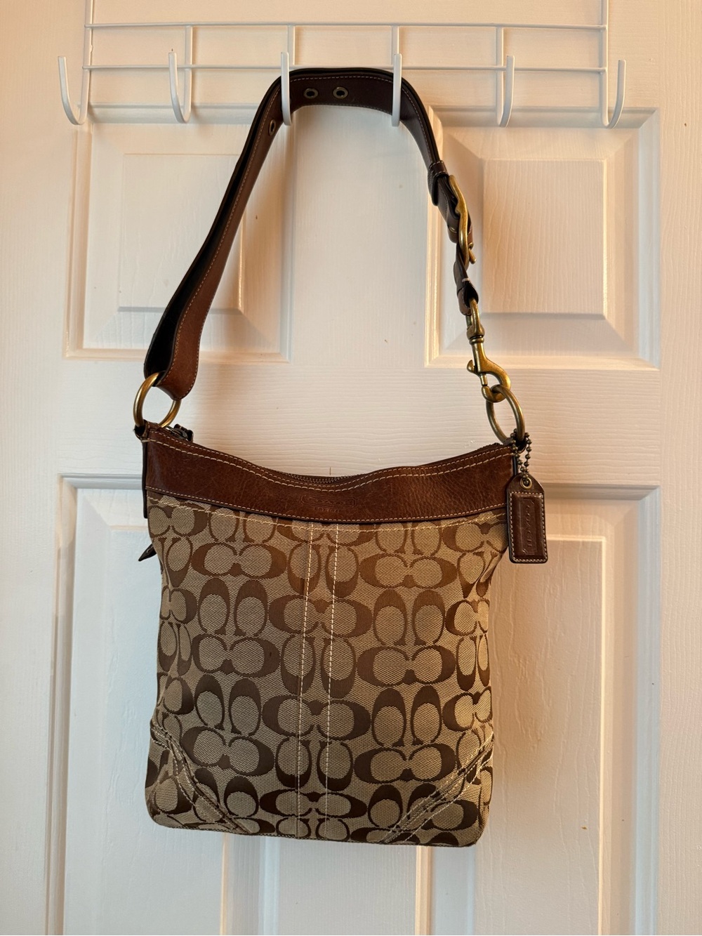 Coach Hamptons Signature Hobo Bag style 12403